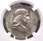 1957 "D" Franklin Half Dollar 50c NGC MS65 FBL #004 *FULL BELL LINES* Gem ECC&C