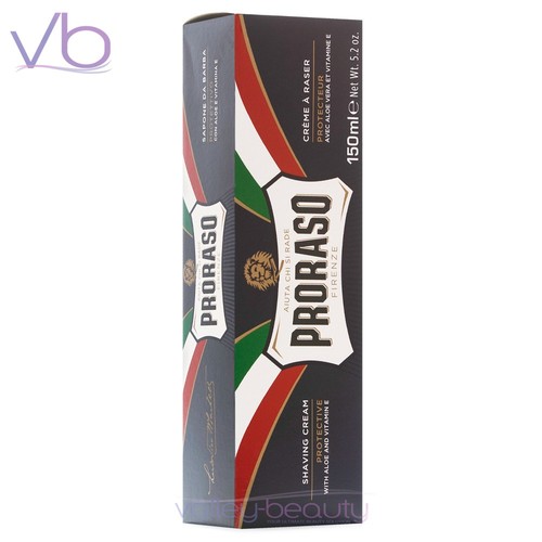 Proraso Shaving Cream, Aloe Vera & Vitamin E, 150ml tube - BLUE - Picture 3 of 3
