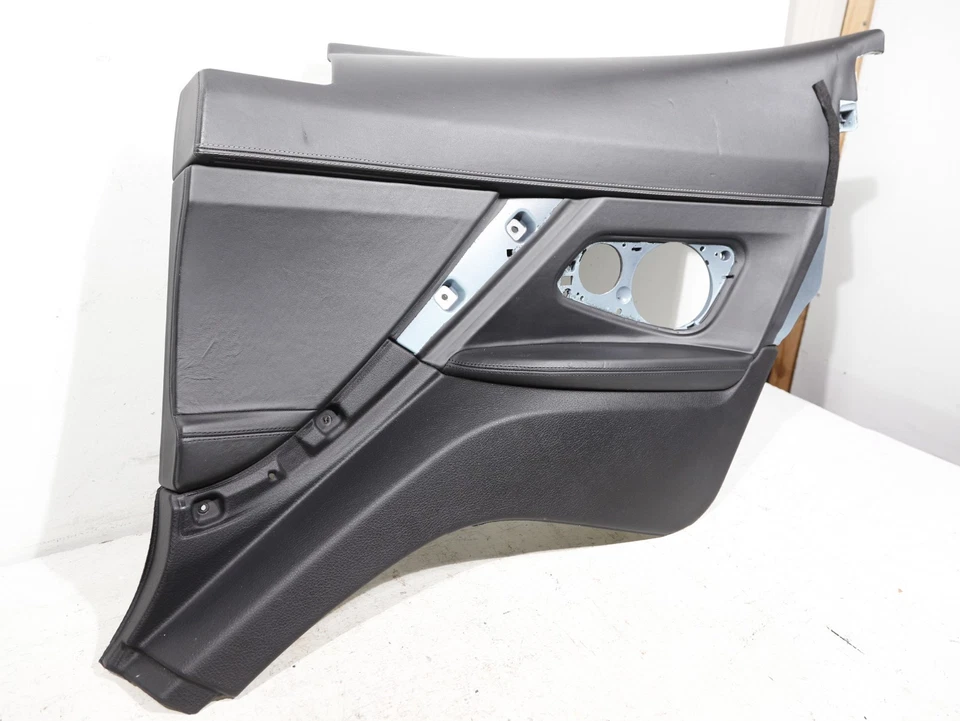 12-18 BMW 650I 640I F13 Rear Right Door Panel Cover Black W/ Stitching OEM 95K - Image 2 of 4