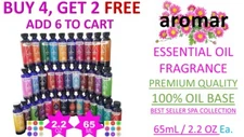 Aromar Fragrance Oil Diffuser/Burner 65ml 2.2oz BUY 4 GET 2 FREE(ADD 6 TO CART)