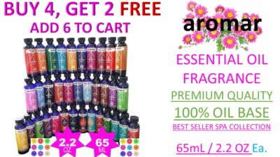Aromar Fragrance Oil Diffuser/Burner 65ml 2.2oz BUY 4 GET 2 FREE(ADD 6 TO CART)