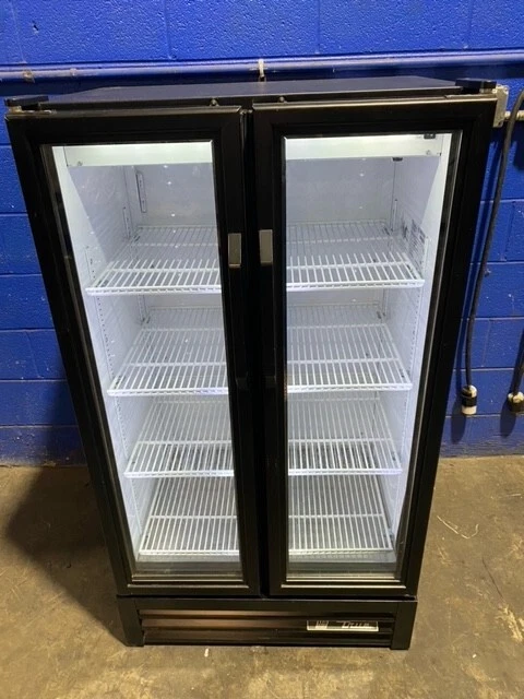 VERDADERO GDM-30-LD 2 PUERTAS DE VIDRIO REFRIGERADOR EXHIBICIÓN COMERCIANTE Foto 4 de 4