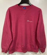 VTG Champion Reverse Weave Crewneck Sweatshirt Pink Made in USA Women's XL