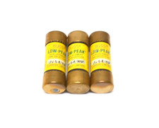 LOT OF 3 NEW BUSSMANN LPJ-5-6/10SP LOW PEAK FUSE, 5.6A 600V