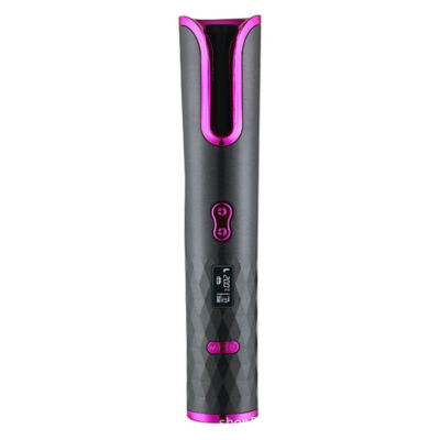 US Portable Automatic Hair Curler 806 Usb Rechargeable Smart Wireless Lcd Curli