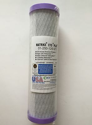 HAGUE 200851 DUAL PRE FILTER CARBON BLOCK 10'' CTO PLUS 01-250-10-MATRIKX