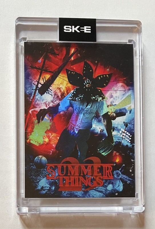 DJ Skee Fernando Tatis Jr Summer Stranger Things Foil 309/399 W/bag Bad Bunny