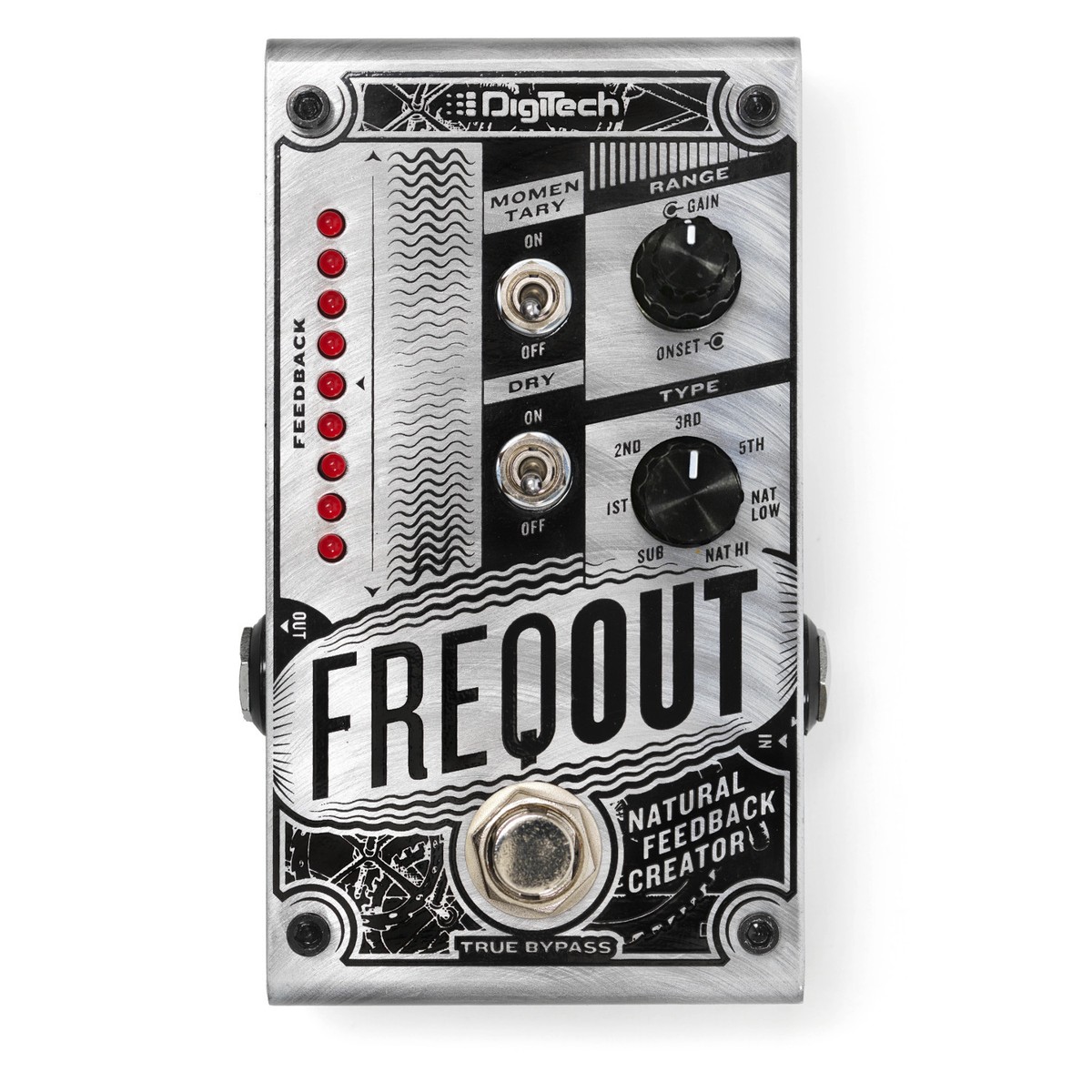 DigiTech FreqOut Natural Feedback Creator Guitar Effects Pedal 