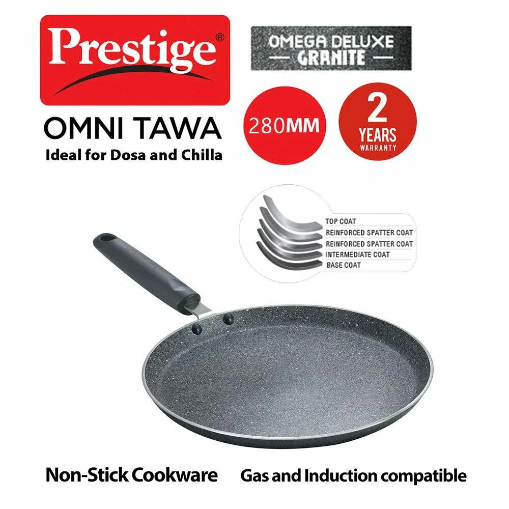 Granito Non Stick Dosa Tawa, Gas Stove Compatible