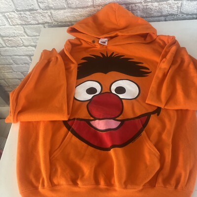 Vintage Sesame Street Elmo Hoodie Fruit Of The Loom M UK