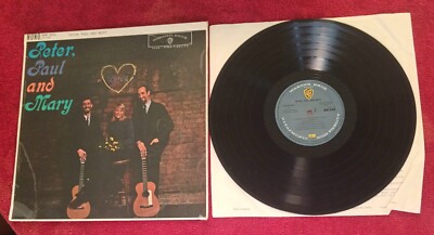 Peter, Paul And Mary Self Titled Debut LP In Mono.   1B/1B.