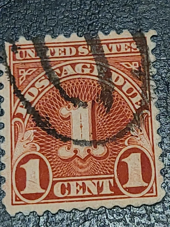 US 1931 Scott #J80 Postage due 1c Stamp Used Beautiful Shape - #2137 - Image 3 of 4