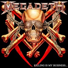 MEGADETH Killing Is My Business BANNER HUGE 4X4 Ft Fabric Poster Flag album art