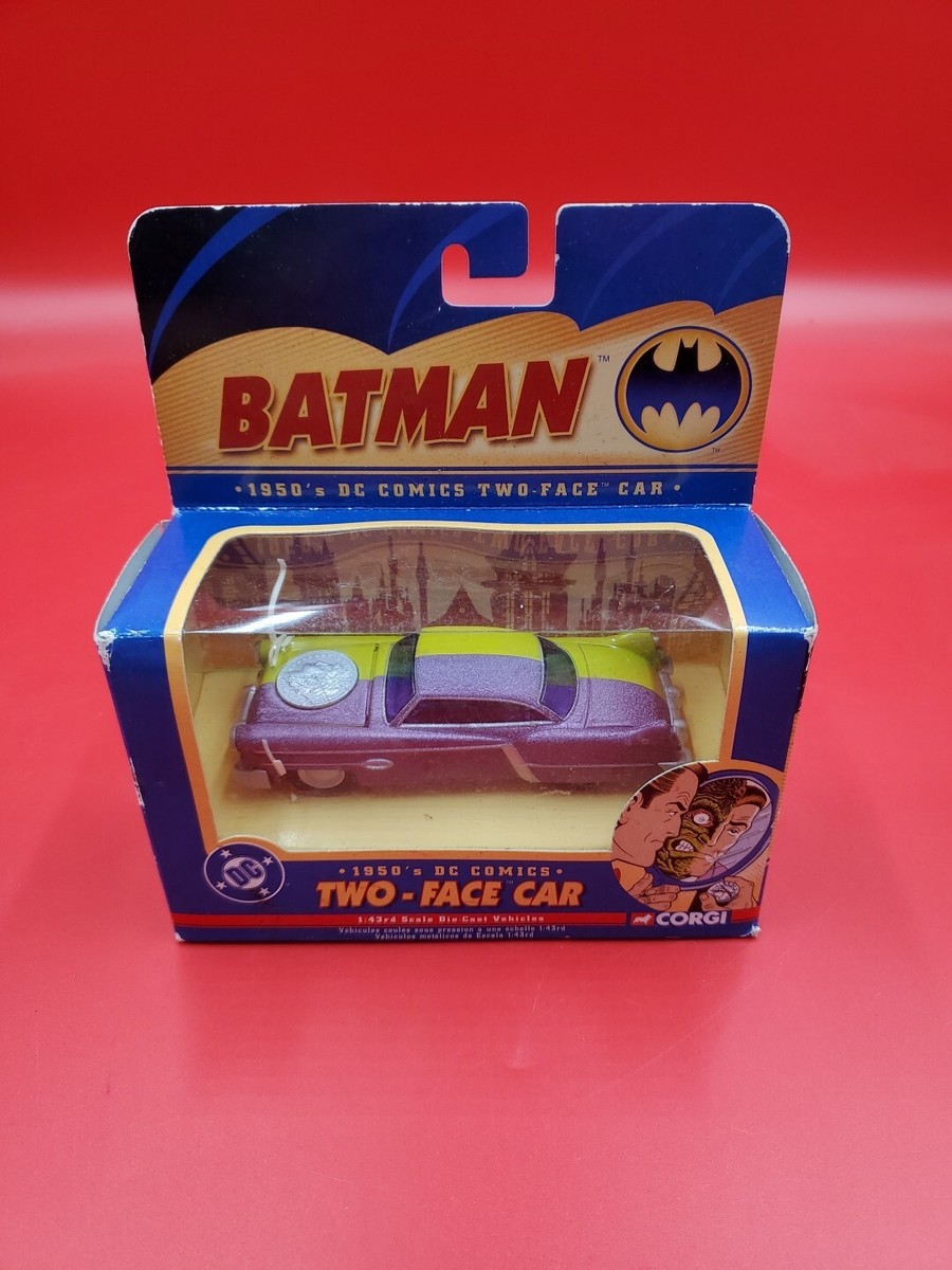 【即購入ok!!】Corgi バットマン 1950年代 Two-Face Car Two-Face Car Corgi 1950's DC COMICS BATMAN 1:43 Scale | eBay