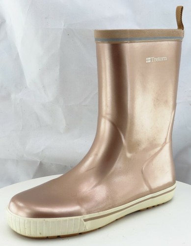 Rain Boot Rose Gold Synthetic Women 