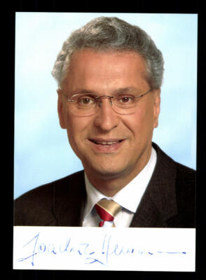 Joachim Herrmann MdB Autogrammkarte Original Signiert # BC 181866