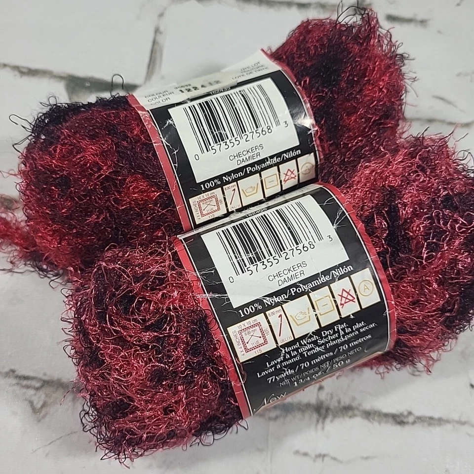 Lote de 3 madejas de piel divertida marca Bernat hilo de pestañas y león Foto 4 de 4