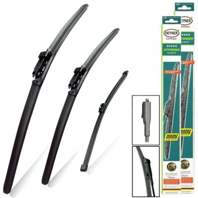 Fits Ford S-Max 2015-2018 Wiper Blades Heyner Germany HH30''30''PT direct fit 13''W