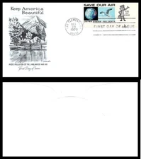 US FDC # 1413 6c Save Our Air  Artmaster ZIP  1970, 9p6427