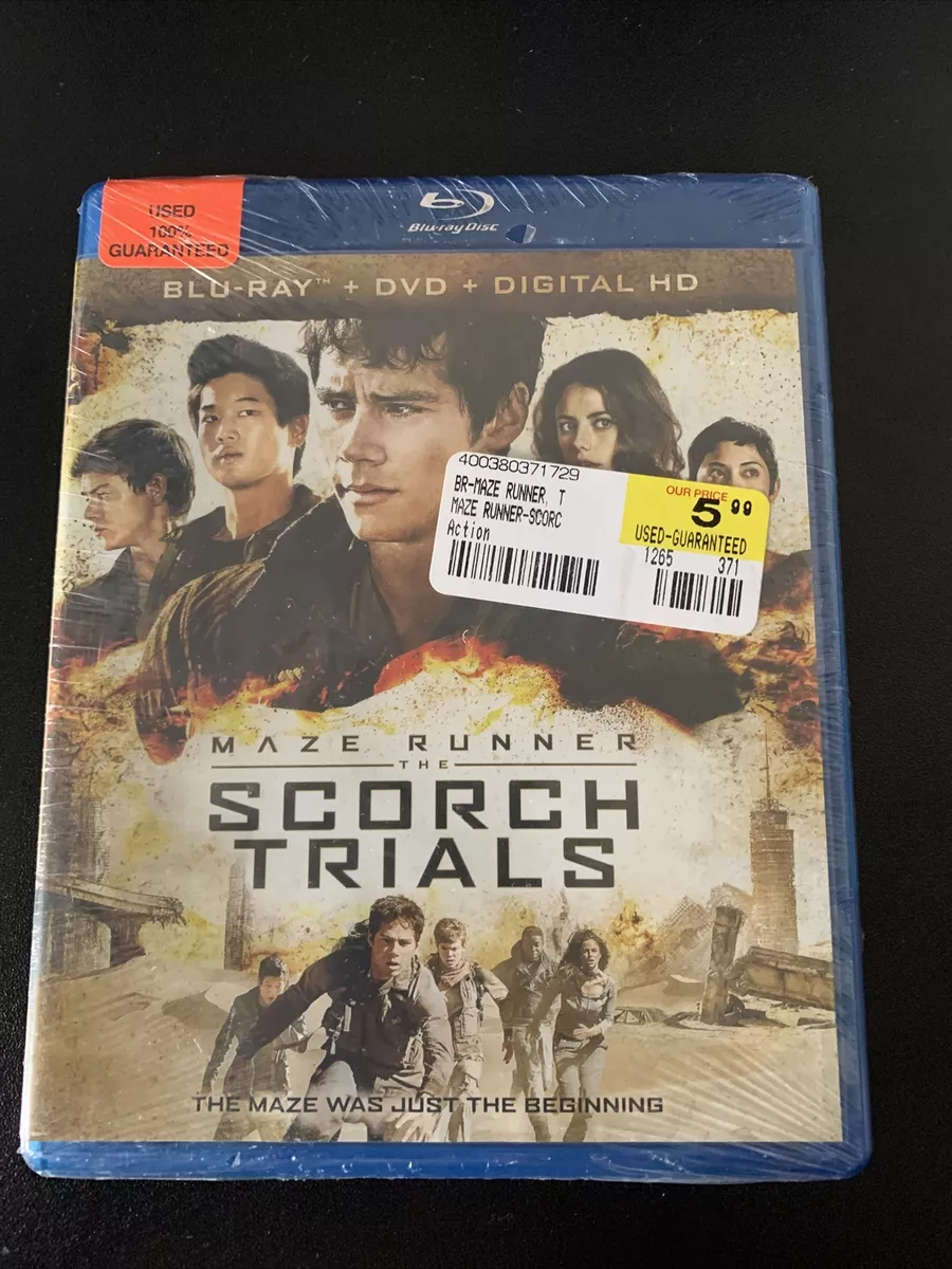  Maze Runner: The Scorch Trials Blu-Ray + DVD + DHD