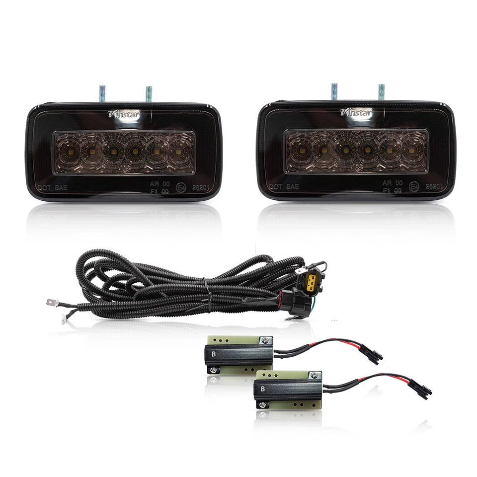 Luz trasera antiniebla trasera LED ahumada para Mercedes Benz W463G65 G63 G500 G550 AMG Foto 2 de 4