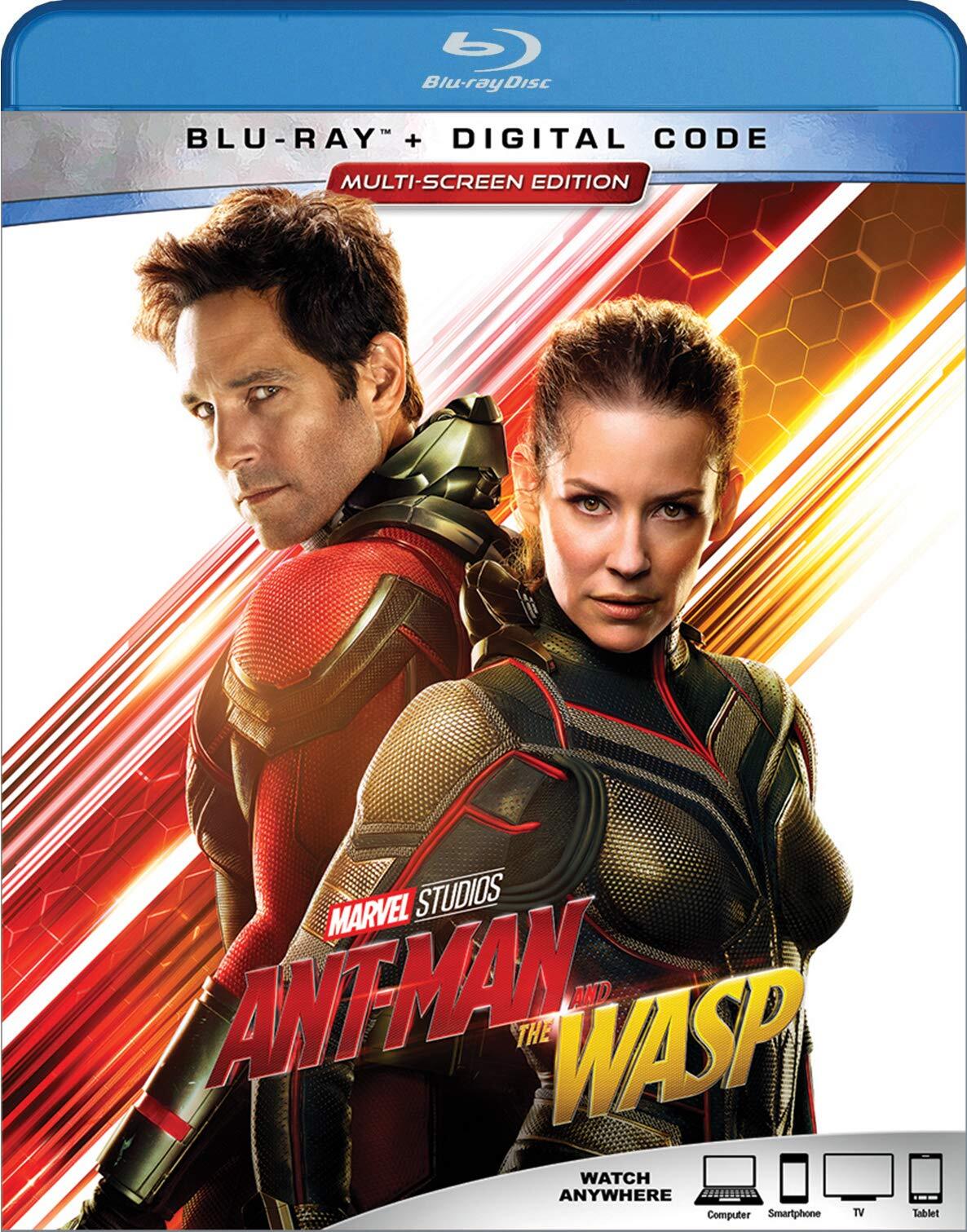 ANT-MAN AND THE WASP (Blu-ray) Paul Rudd Evangeline Lilly Michael PeÃ±a