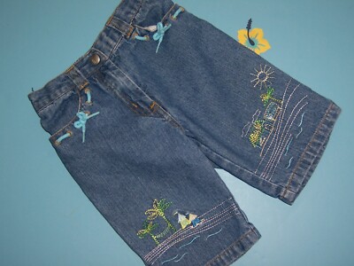 Gymboree girls VTG ''POOL PARTY'' 18-24mth JEAN CAPRIS...2004 TAG