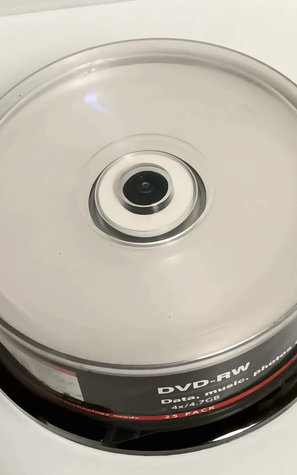 Innovera DVD-RW Discs 4.7GB/4x. 25 Pack IVR-46848 Data Music Photos Movies - Image 3 of 4