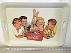 Coca Cola Melamine Vintage '02 50s Beach Scenes 19.5 X 14.5 Inch Serving Tray