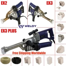 Weldy EX2 EX3 Plus 230V 3000W Plastic Extrusion Extruder Machine + Welding Shoes