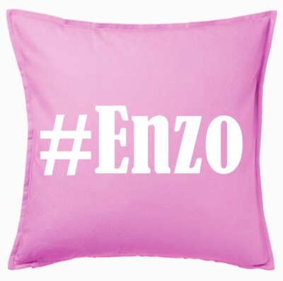 #Enzo Kissenbezug Pink Ich Liebe Enzo 111481
