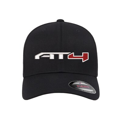 KJM Enterprises Sierra AT4 Logo Embroidered Flexfit Fitted Ball Cap
