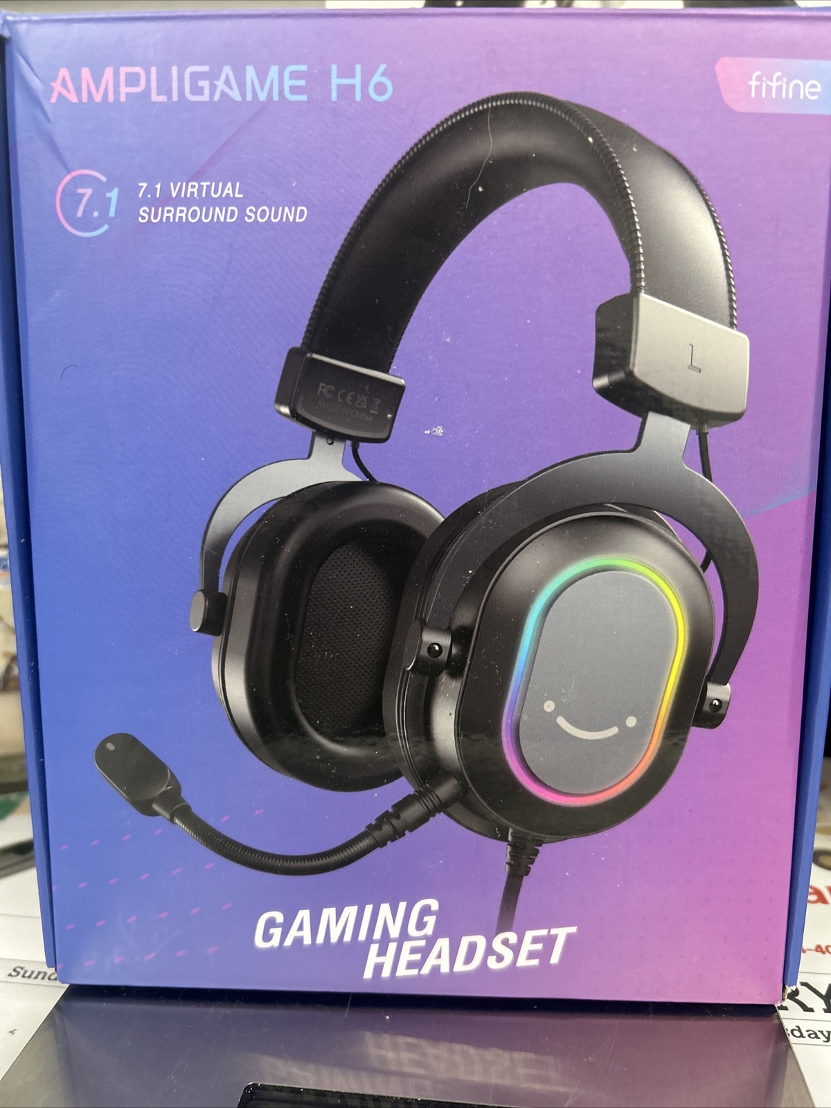 Gaming Headset for Pc-Wired Headphones Microphone-7.1 Surround Sound Computer-image