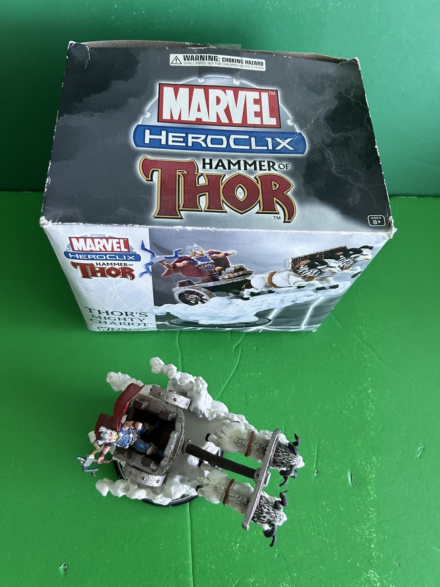 Marvel Heroclix Hammer of Thor Thor's Mighty Chariot With Box | eBay