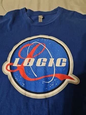 Next Level Apparel Blue Mens Logic Space Nasa Shirt Large