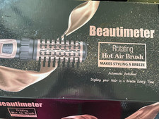 Beautimeter Auto Rotating Hot Air Styler Brush 2 Brush Barrels open box