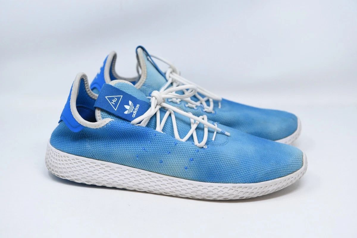 Adidas Pharrell Williams Tennis HU Holi Bright Blue DA9618. Mens