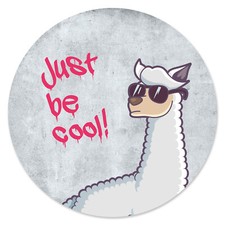Mauspad Lama just be cool I &Oslash; 22 cm rund I dv_669