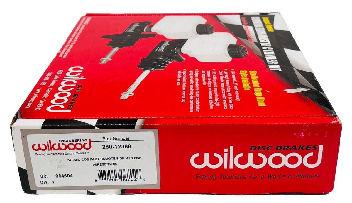 Wilwood Master Cylinder Short Side Mount 1in Wilwood Master Cylinder Short Side Mount 1in