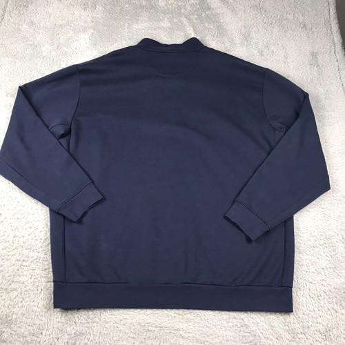 Polo Ralph Lauren Performance Suéter Para Hombres 2XLT Azul Marino 1/4 Pullover a Presión Logo de Poni - Imagen 6 de 10