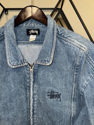 80s 90s Stussy Vintage Archive U.K. Crew Denim Jean Jacket Trucker 