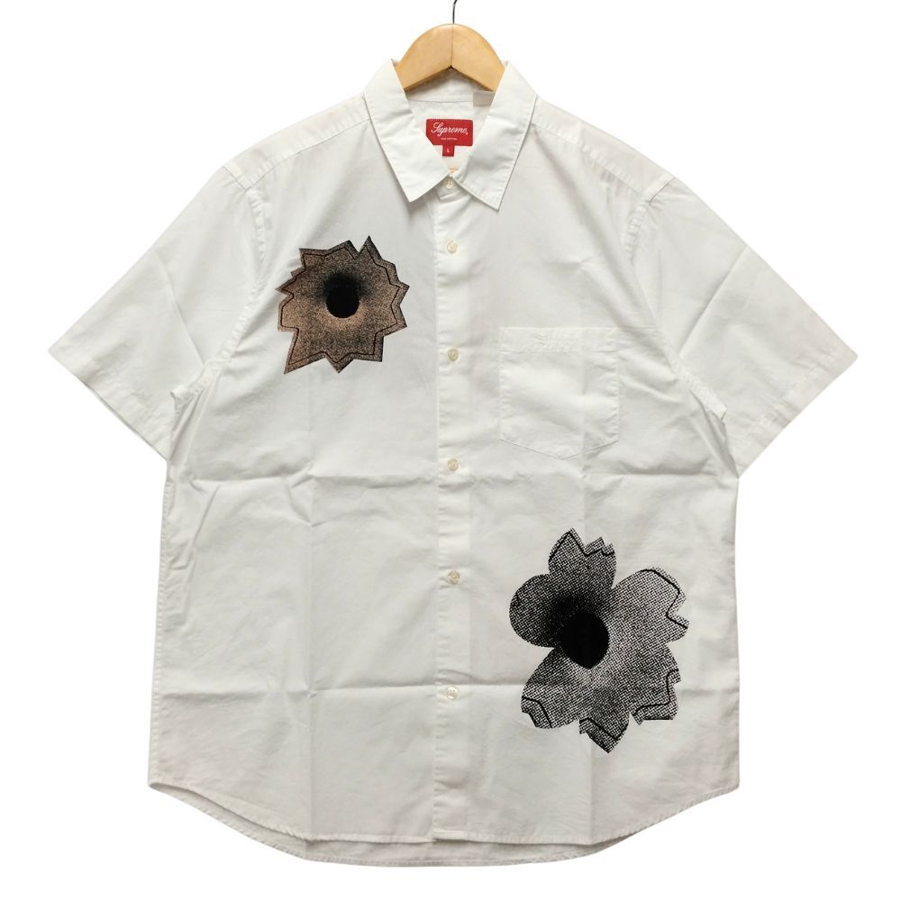 SUPREME 22SS Nate Lowman S/S Shirt white L Genuine / 35215 | eBay 
