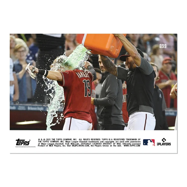 Josh VanMeter - 2021 MLB Topps Now Card 899 - Print Run: 476 - Image 2 of 2