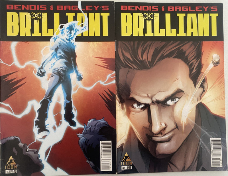 BRILLIANT. NUMBER'S 1 & 2 (2 ISSUE 2011-2012 LOT). MARVEL/ICON.