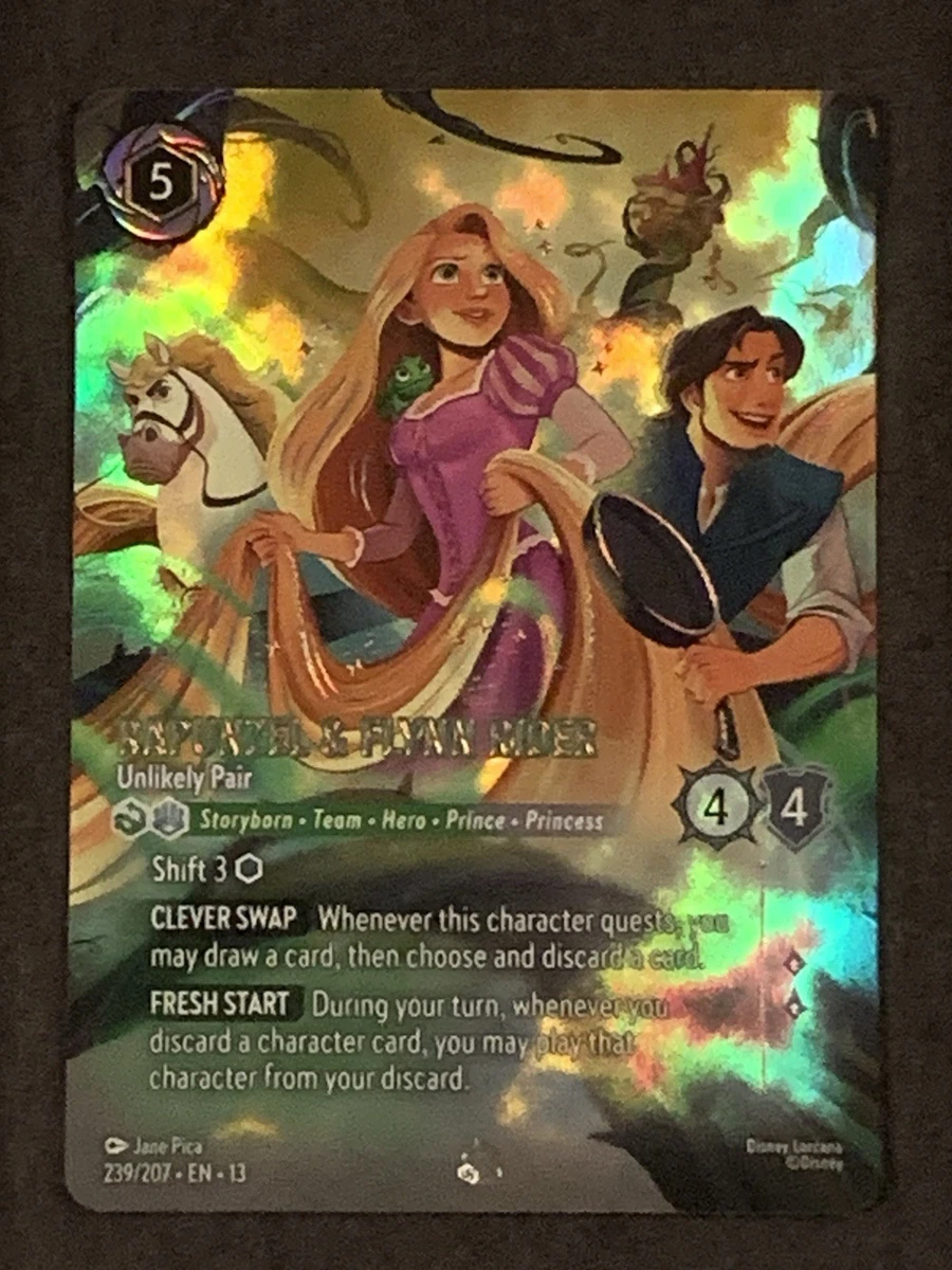 Rapunzel & Flynn Rider-Unlikely Pair 239/204 Attack of the Vine