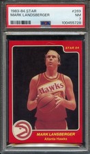 1983-84 Star #269 Mark Landsberger PSA 7 Rare Low Pop Atlanta Hawks 5728