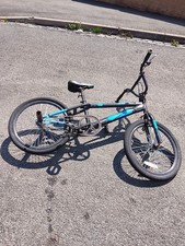 Black/Blue BMX Bike 20 in Wheels w/ Pegs, BMX Bar Handlebars, No Suspension