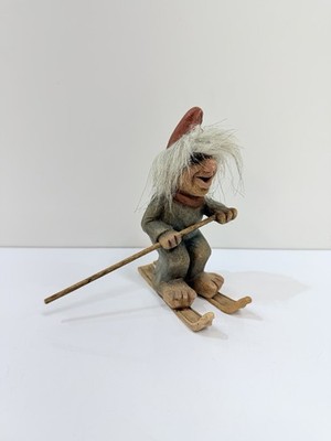 NyForm Troll with Skis Figure Norway 1996 Skier Sking