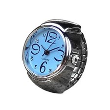 Finger Ring Watches Elastic Band Quartz Analog Watch Cute Gift For Men Women Kid