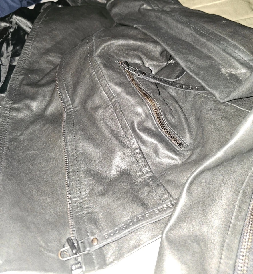 🎋CHAQUETA MUJER BOD & CHRISTENSEN CUERO🎋 Foto 2 de 4